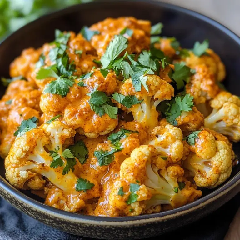 25 Minute Indian-Style Butter Cauliflower (Vegan)
