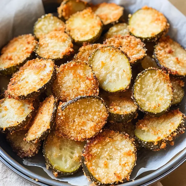Air Fryer Keto Fried Pickles Recipe (4 Net Carbs!)