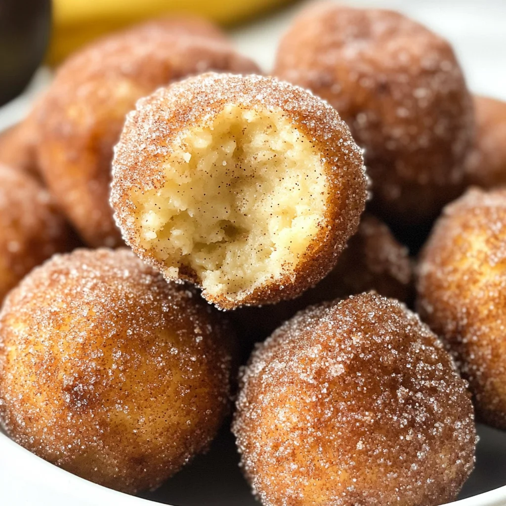 Banana Donut Holes
