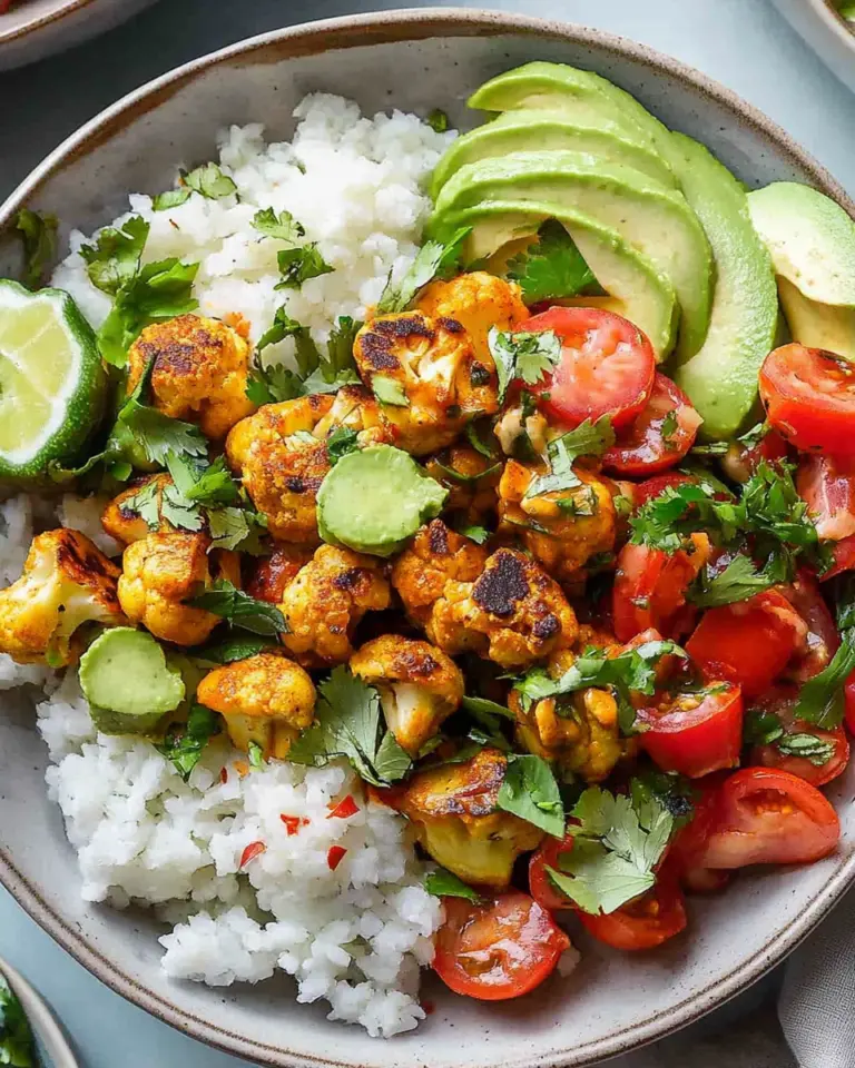 Cauliflower Shawarma Bowls