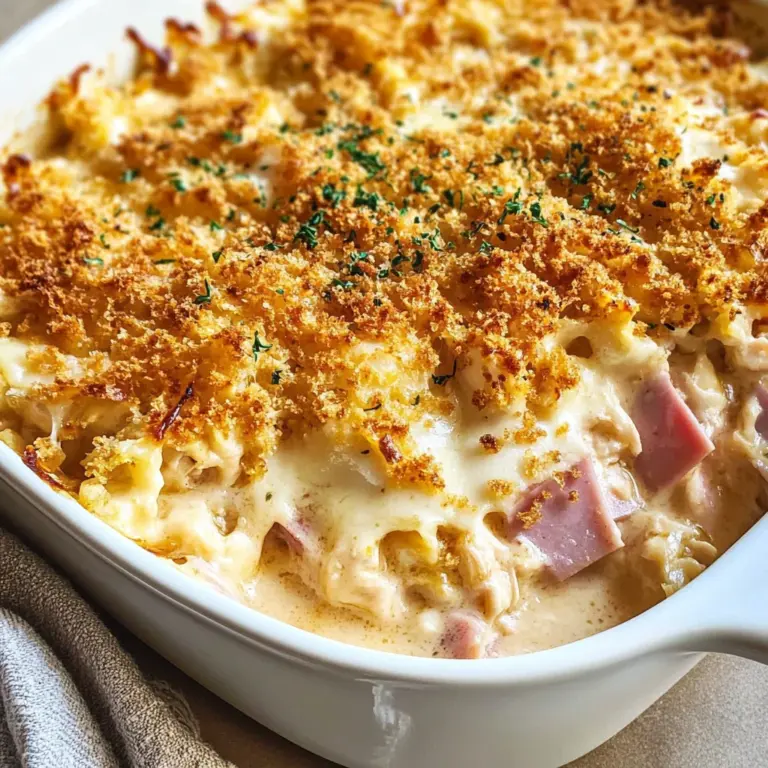 Chicken Cordon Bleu Casserole – Low Carb