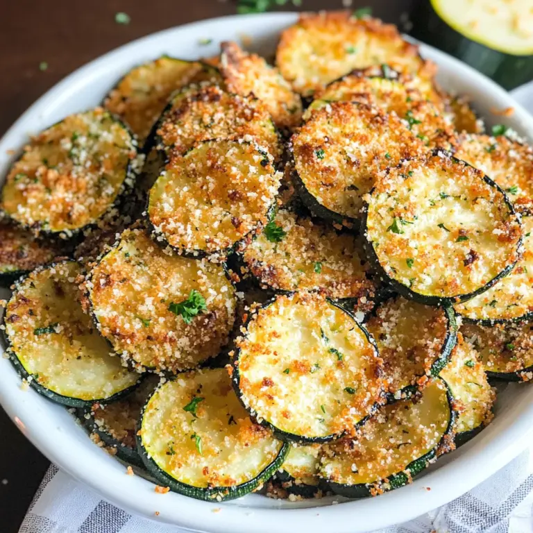 Crispy Baked Zucchini Chips