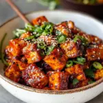 Crispy Gochujang Korean Tofu