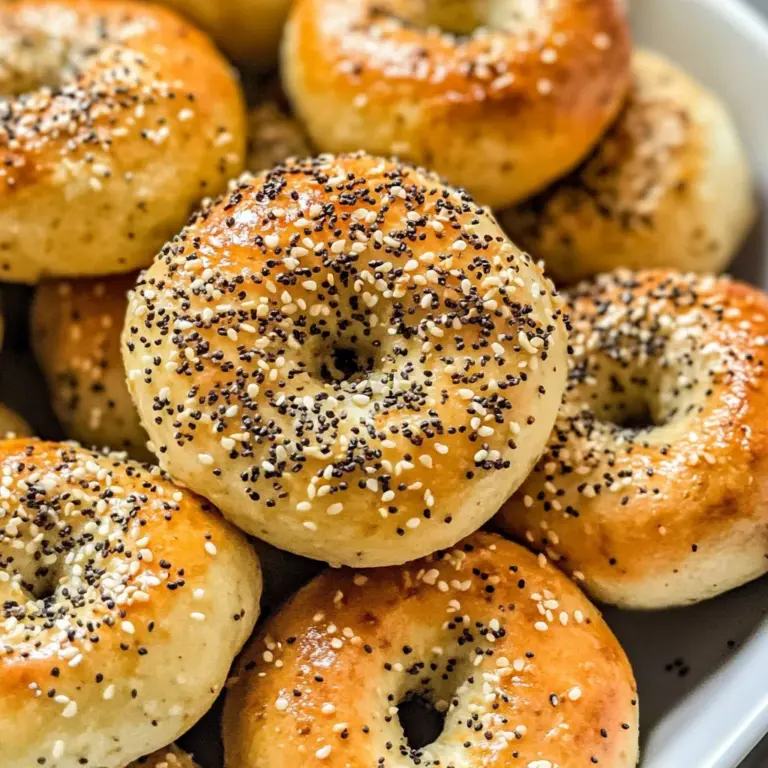 Easy Air Fryer Mini Bagels