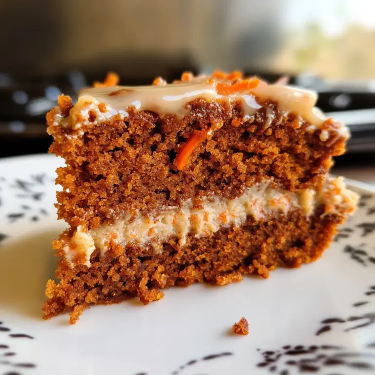 Easy Flourless Oatmeal Carrot Cake Recipe