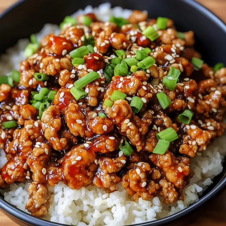 Firecracker Ground Chicken