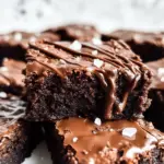 Fudgy Flourless Almond Butter Brownies (gluten free + dairy free)