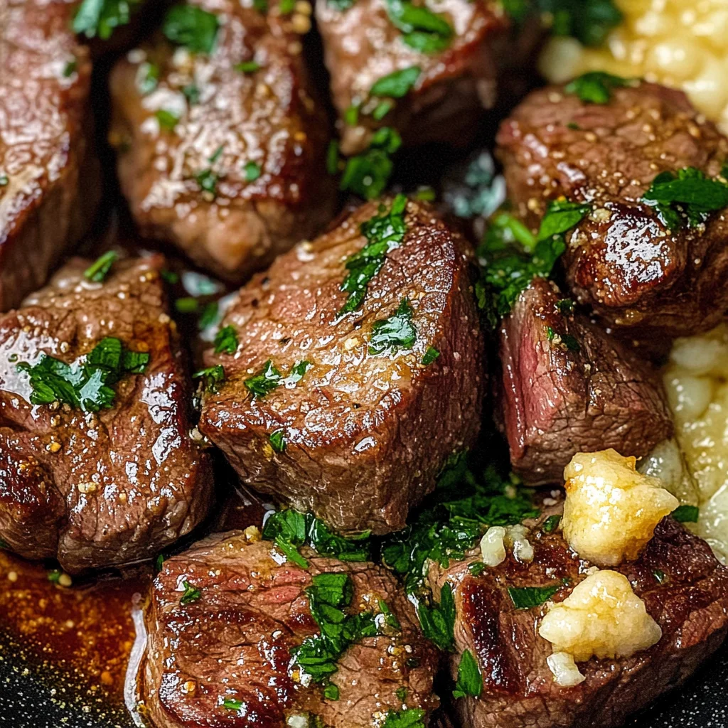 Garlic Butter Steak Bites