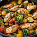 Healthy Chicken and Vegetables Skillet
