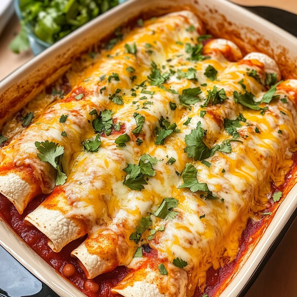 High Protein Chicken Enchiladas (30-minute)