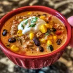 High Protein Creamy Taco Soup