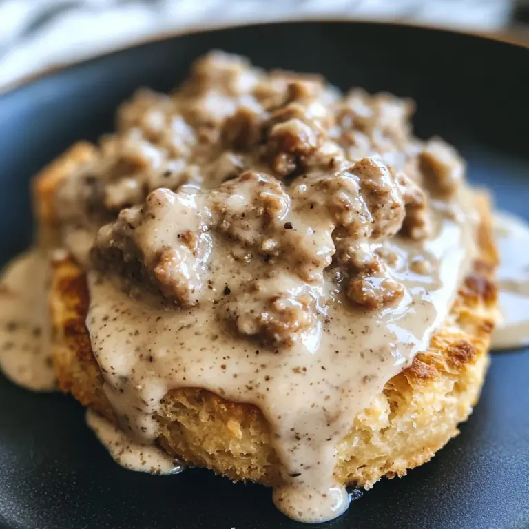 Keto Biscuits and Gravy