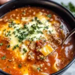 Keto Lasagna Soup