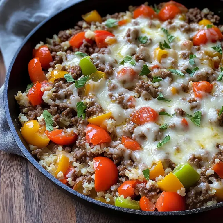Keto Stuffed Pepper Skillet