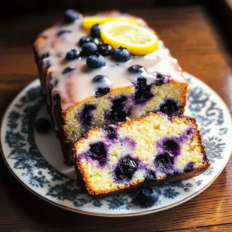Lemon Blueberry Yogurt Loaf