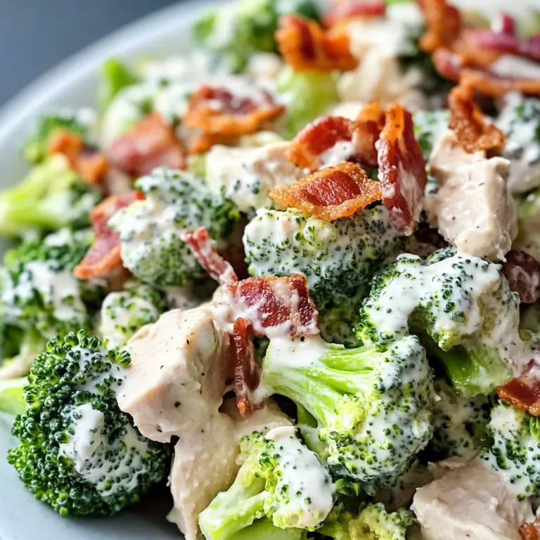 Low-Carb Chicken Broccoli Salad