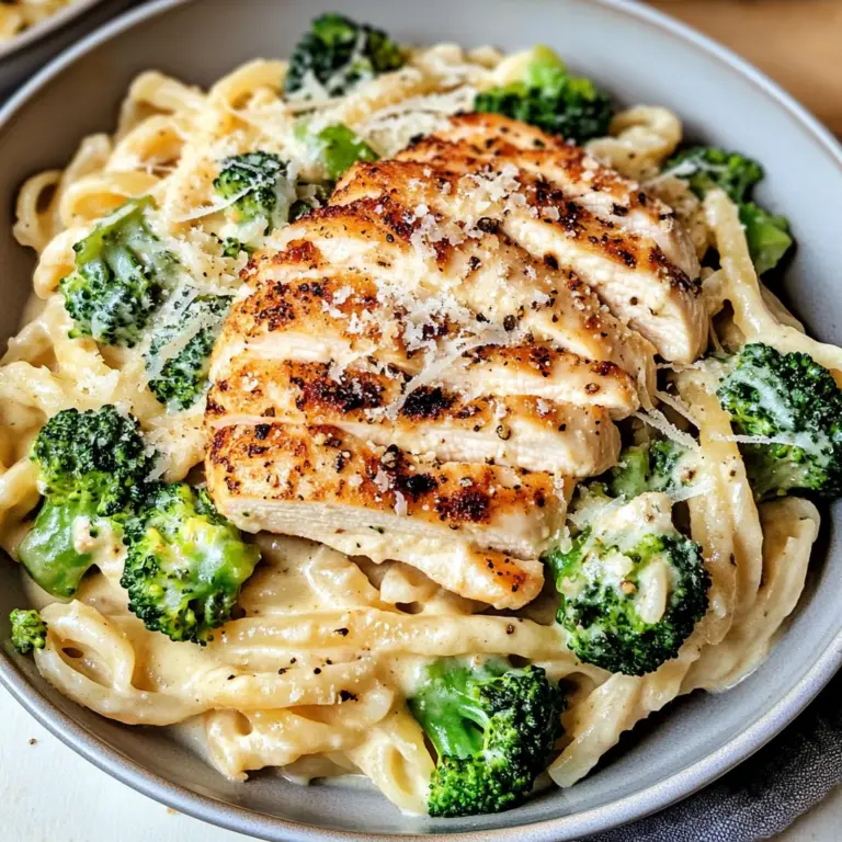 Low Calorie Chicken Alfredo