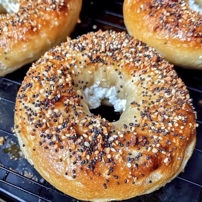 Protein Bagels with Cottage Cheese