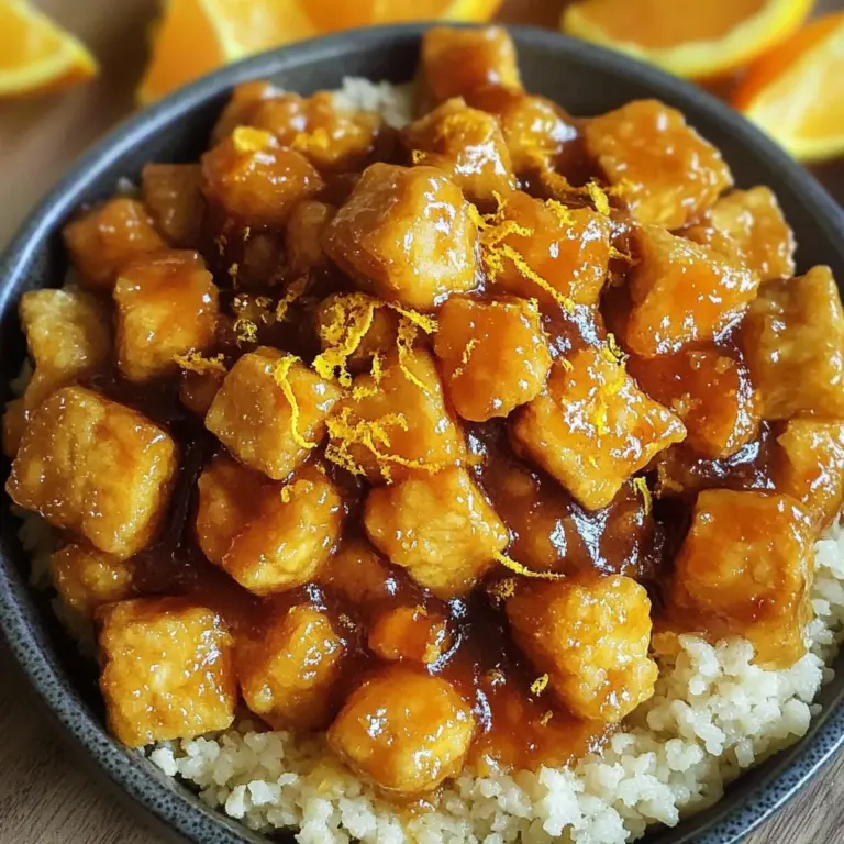 Vegan Orange Chicken (Tofu)