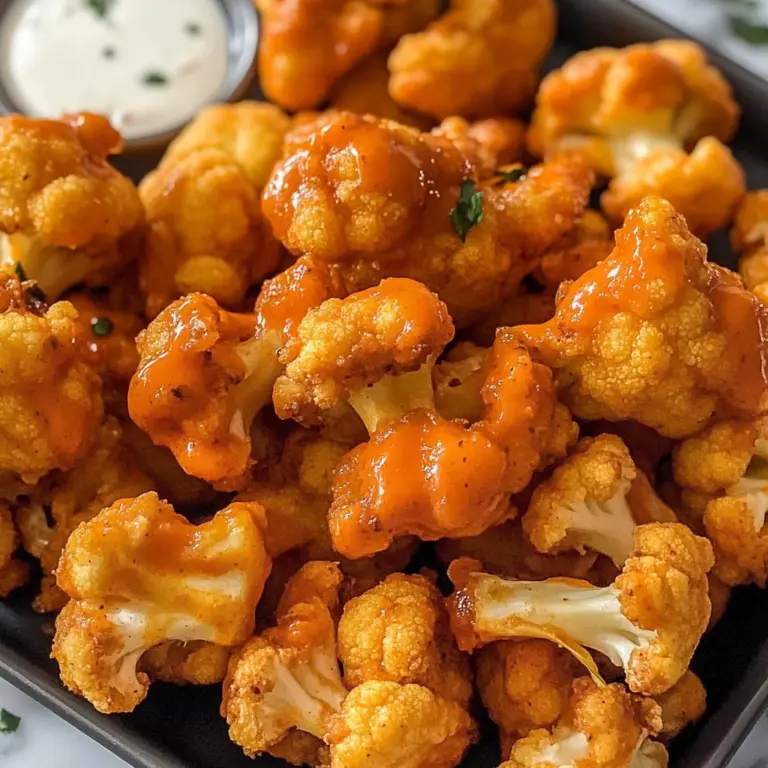 Air Fryer Buffalo Cauliflower Recipe