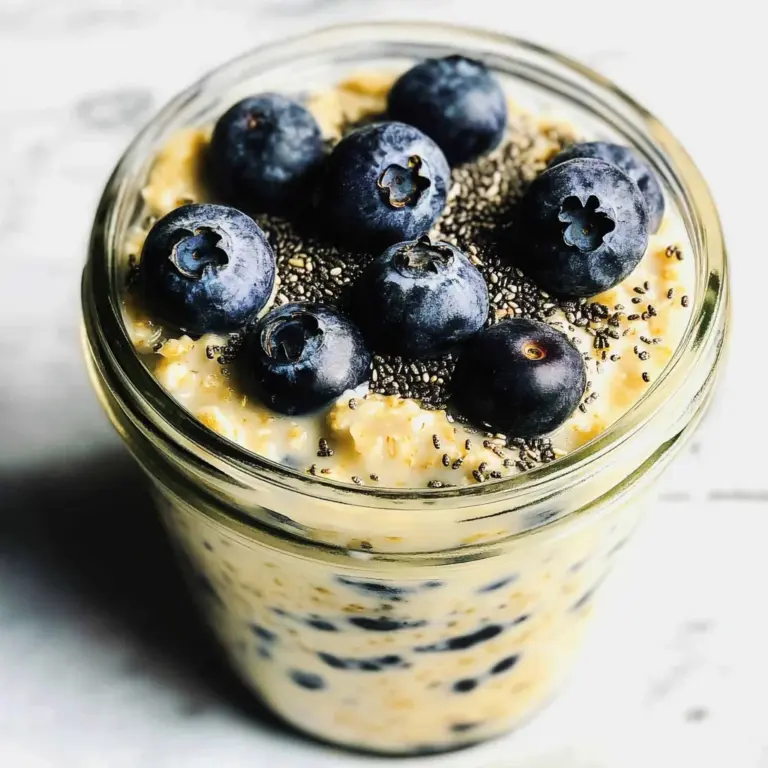 Blueberry Overnight Oats (Gluten-Free) Recipe