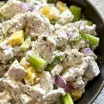 Cottage Cheese Chicken Salad with Banana Peppers