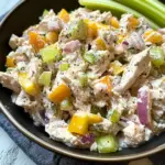 Cottage Cheese Chicken Salad with Banana Peppers