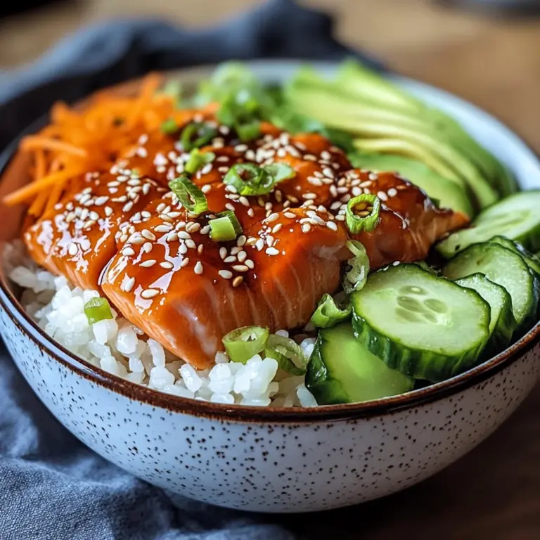 Crispy Salmon and Rice Bowl