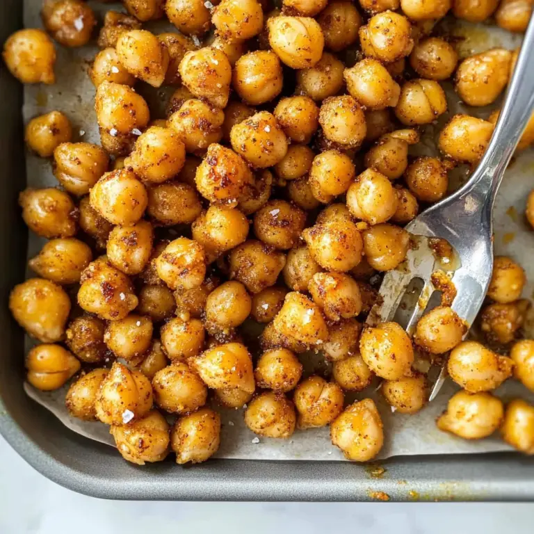 Easy Crispy Oven Roasted Chickpeas