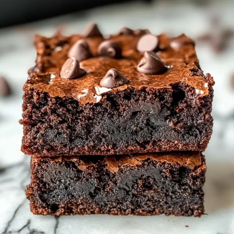 Easy Zero Sugar Brownies with Greek Yogurt