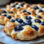Fluffy Cottage Cheese Blueberry Cloud Bread