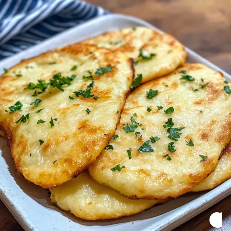 Garlic Keto Naan Bread Recipe