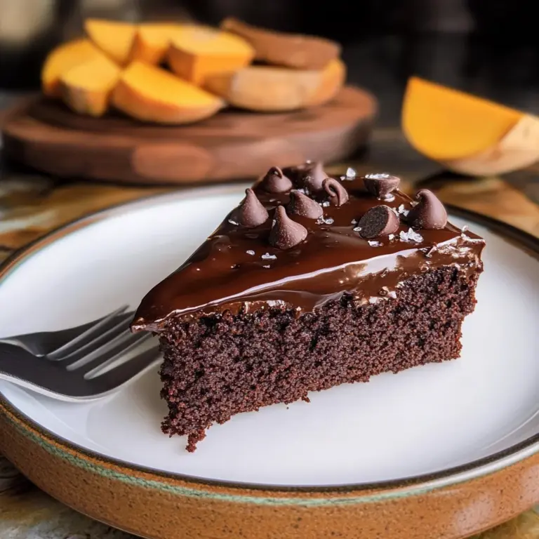 Healthy Sweet Potato Chocolate Cake