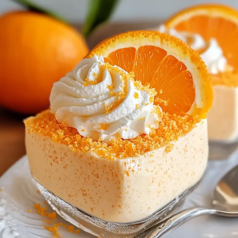 Keto Orange Cheesecake Mousse