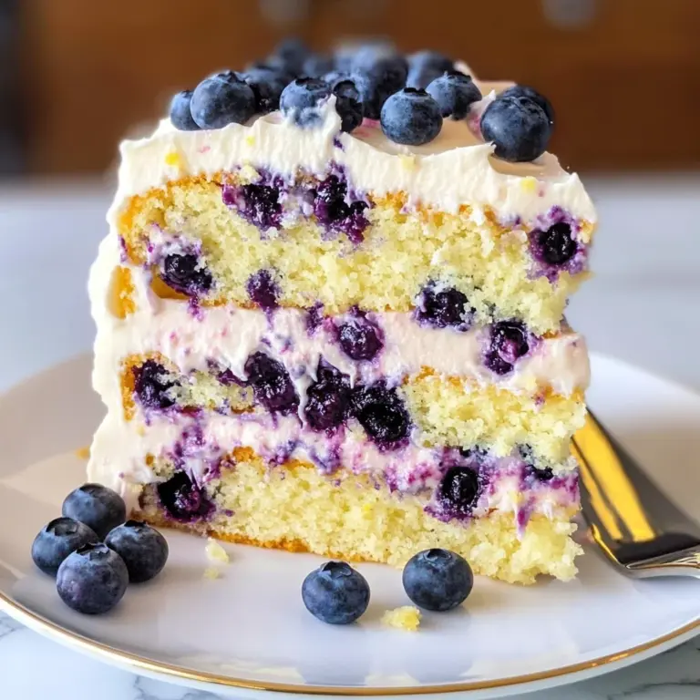 Lemon Blueberry Cake