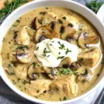 (Low-Carb) Chicken Mushroom Soup recipe