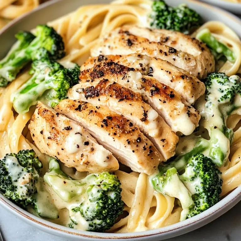 Low Calorie Chicken Alfredo