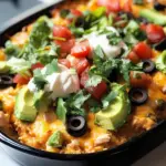Low Carb Chicken Taco Casserole
