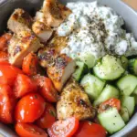Low Carb Greek Chicken Bowls
