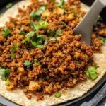 Quinoa Lentil Vegan Taco Meat