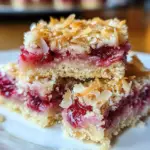 Raspberry Coconut Bars Recipe