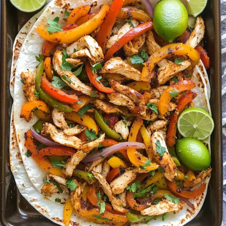 Sheet Pan Chicken Fajitas