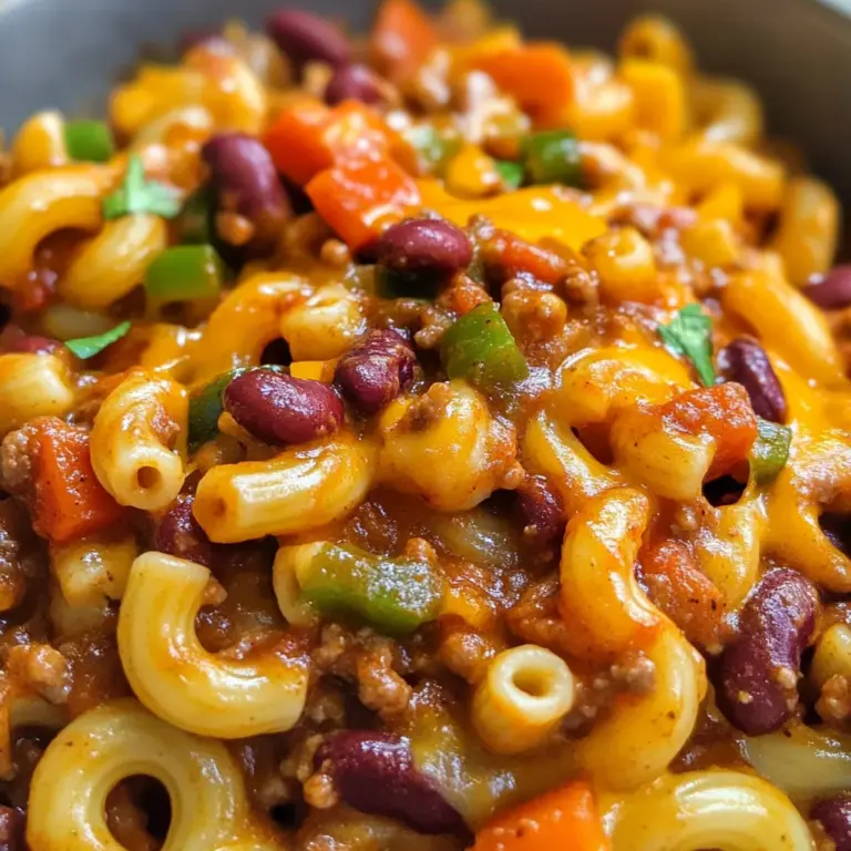 Vegetarian Chili Mac