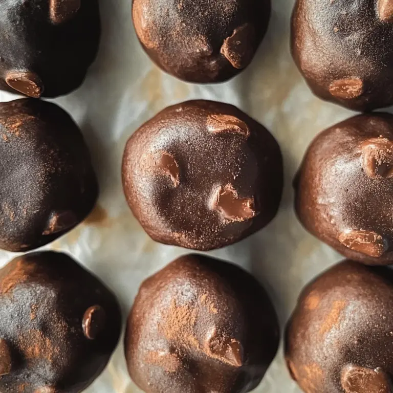 3-Ingredient No Bake Brownie Bites