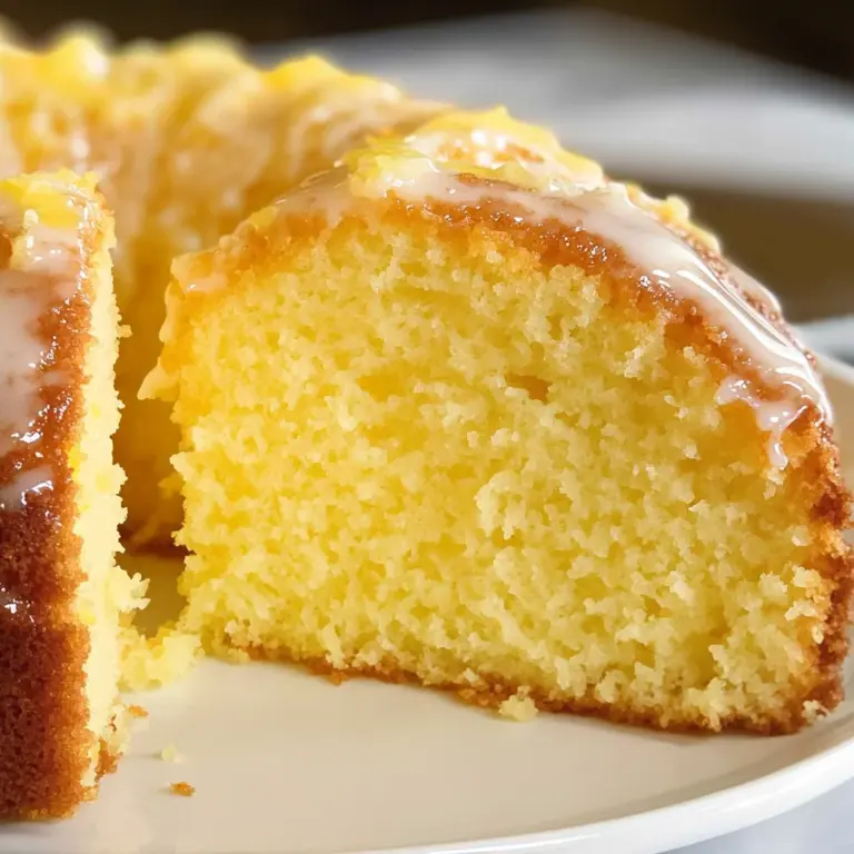 3-Ingredient Weight Watchers Lemon Cake