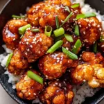 Air-Fried Korean Chili Cauliflower (Gochujang)