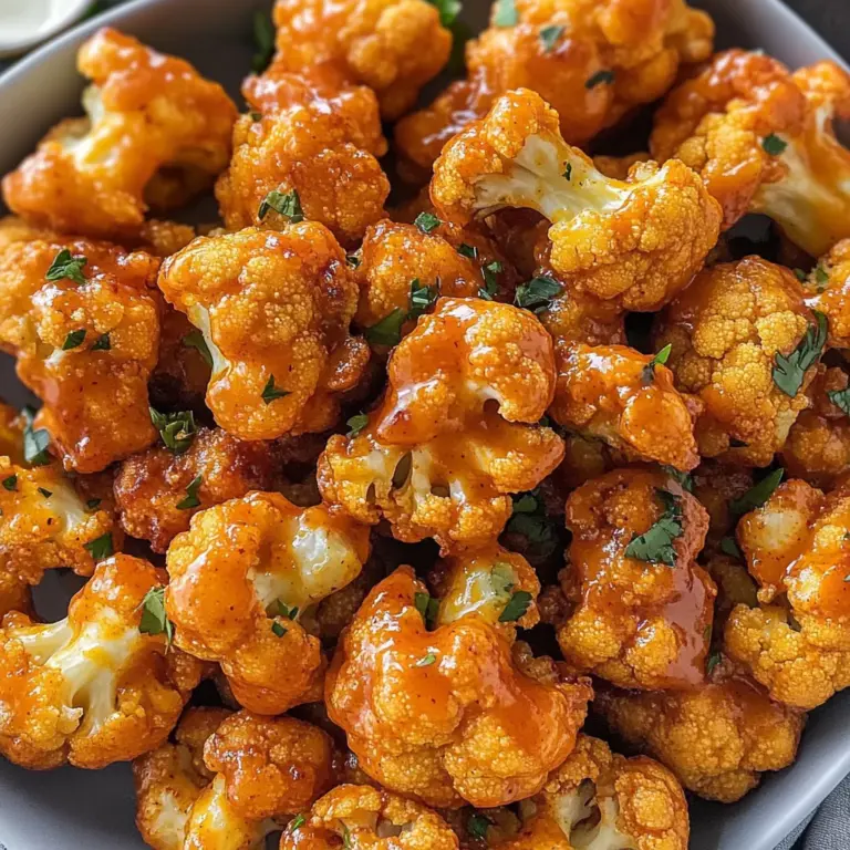 Air Fryer Buffalo Cauliflower Recipe