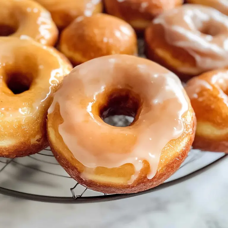 Air Fryer Glazed Donuts