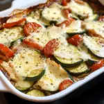 Baked Chicken and Zucchini Casserole with Tomato