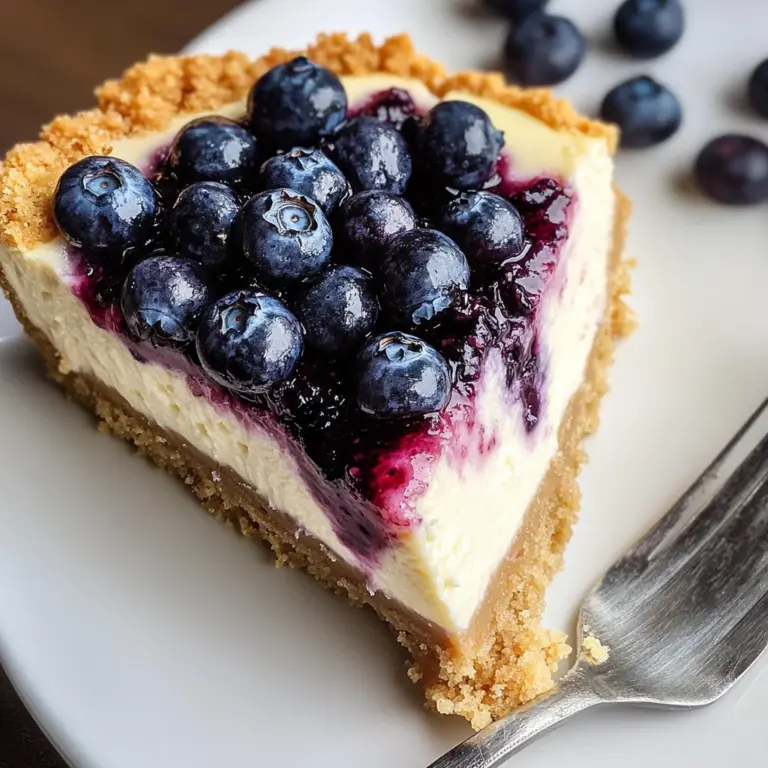 Blueberry Crumble Cheesecake